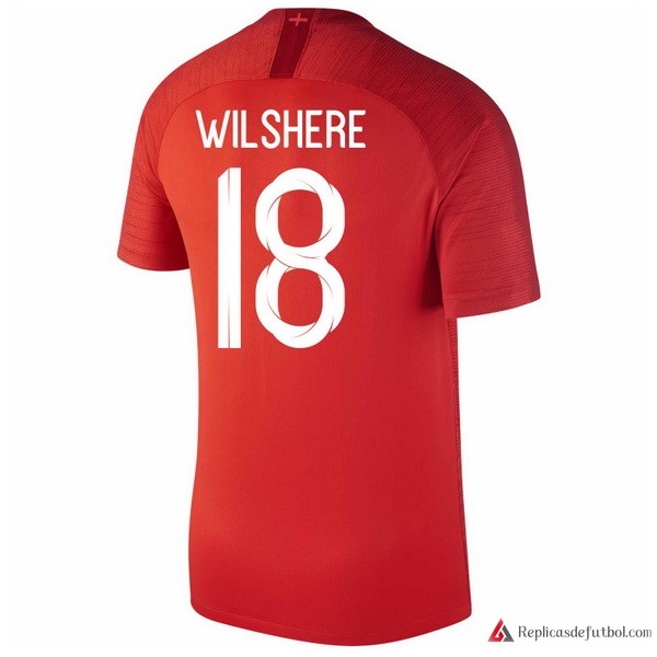 Camiseta Seleccion Inglaterra Segunda equipación Wilshere 2018 Rojo